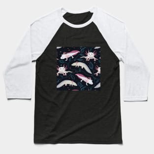 Cute Axolotls Baseball T-Shirt